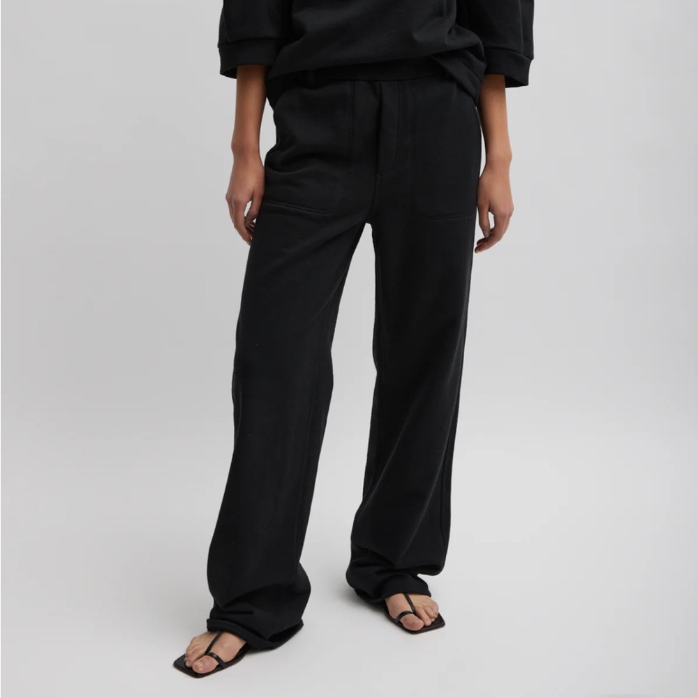 Tibi Black Track Pants